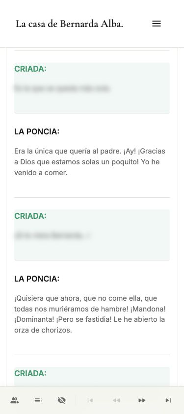 Modo memorizar con líneas ocultas